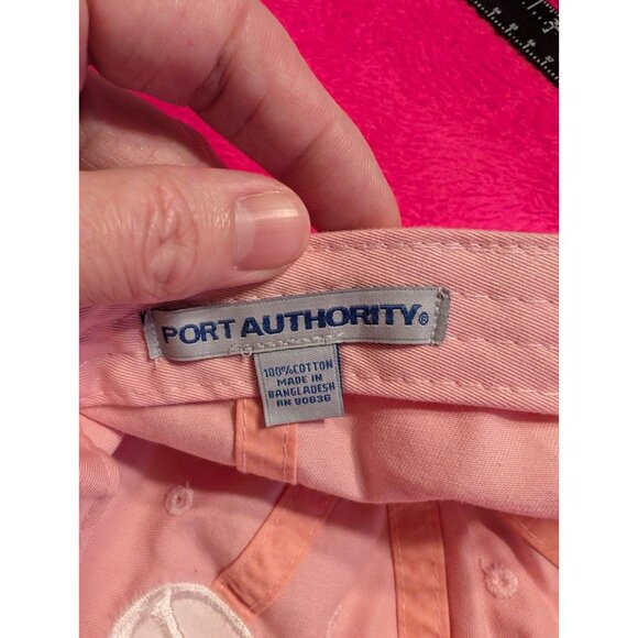 Port Authority Women's Pink Mazda Hat Cap Hat Adjustable 100% Cotton - Picture 7 of 7